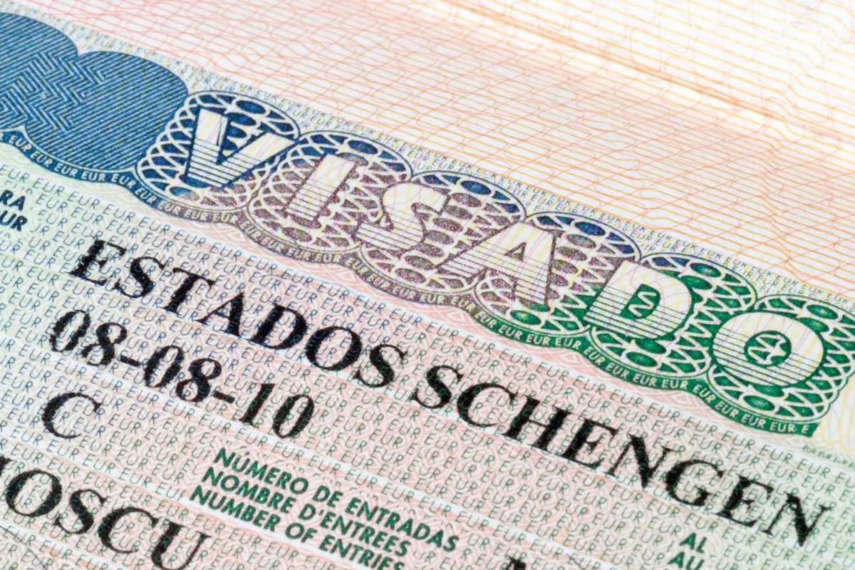 permiso para viajar por espacio Schengen